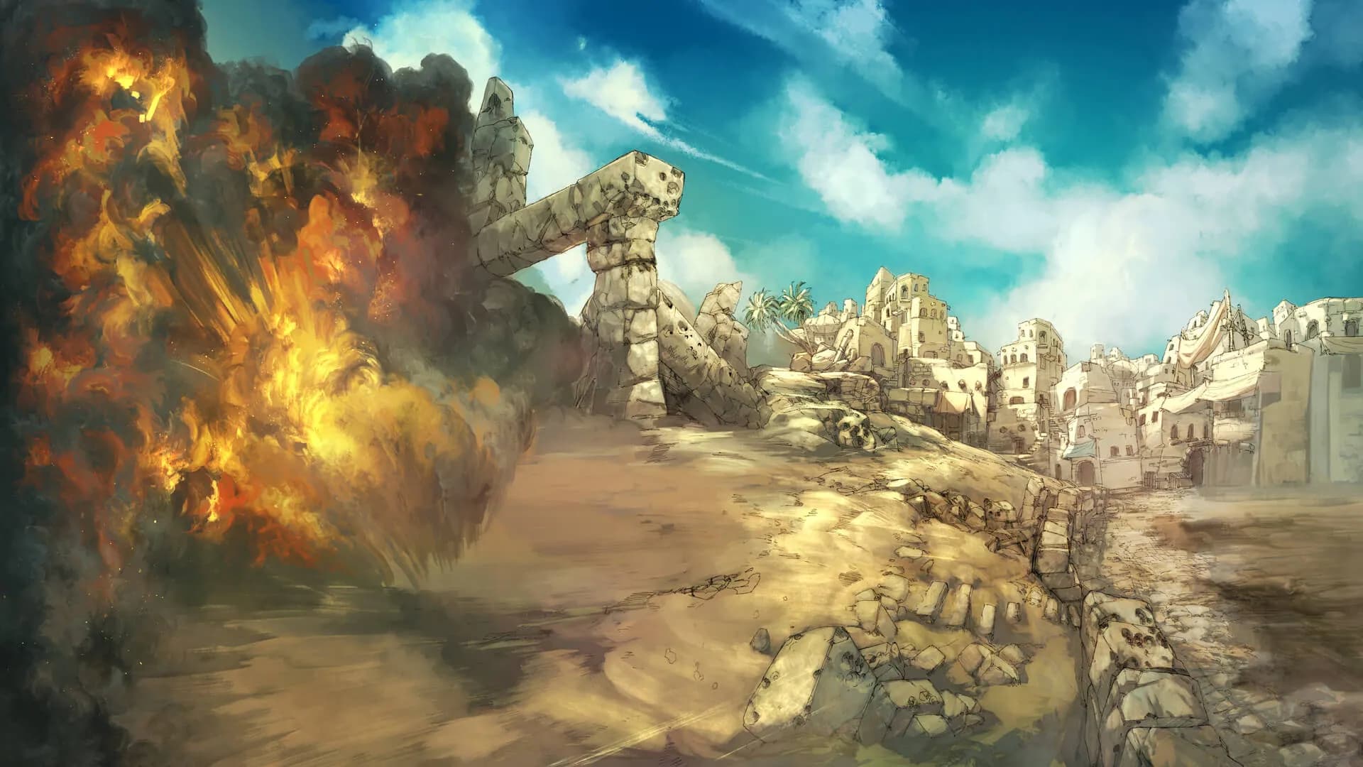 Metal Slug Tactics Background